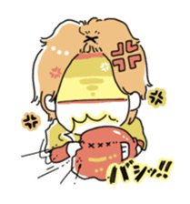 Girl also likes baseball 2 sticker #10468399