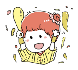 Girl also likes baseball 2 sticker #10468422