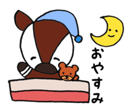 Cute Okapi sticker #10469090