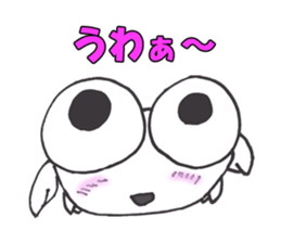 White crab sticker #10469312