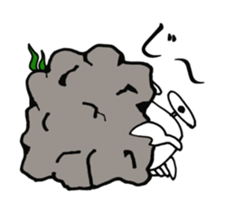 White crab sticker #10469320