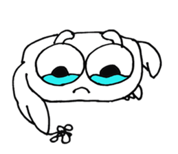 White crab sticker #10469332