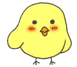 Good friend dog and chick sticker #10469521