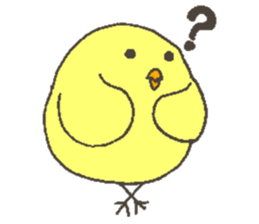 Good friend dog and chick sticker #10469528