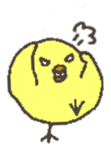 Good friend dog and chick sticker #10469534