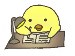 Good friend dog and chick sticker #10469535