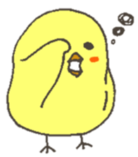 Good friend dog and chick sticker #10469538