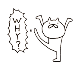 Cat run fast sticker #10469570