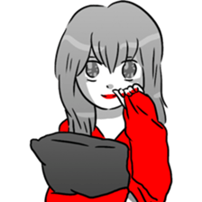 Manga couple in love 3 sticker #10470566