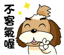 2 Shih Tzu Brothers-Part2 sticker #10471627