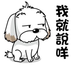 2 Shih Tzu Brothers-Part2 sticker #10471649