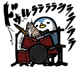 Group talk.That bird with friends. sticker #10471708