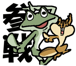 Group talk.That bird with friends. sticker #10471716