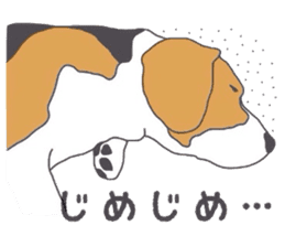 I love my beagle! 3 sticker #10471857