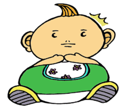 Impertinent baby sticker #10472245
