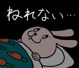 bocce rabbit 3 sticker #10472753