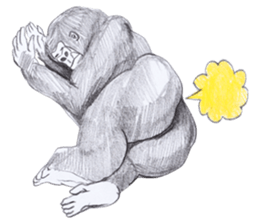 Gorilla of the gorilla Part 2 sticker #10472908