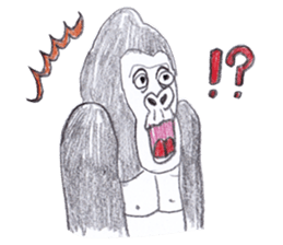 Gorilla of the gorilla Part 2 sticker #10472916
