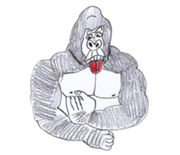 Gorilla of the gorilla Part 2 sticker #10472929