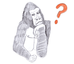 Gorilla of the gorilla Part 2 sticker #10472931