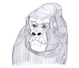 Gorilla of the gorilla Part 2 sticker #10472937