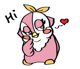 Pink Owl Naomi sticker #10473066