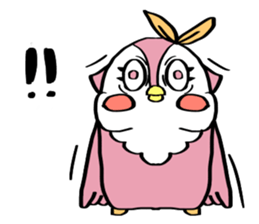 Pink Owl Naomi sticker #10473067