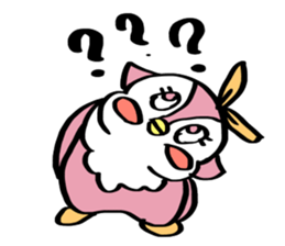 Pink Owl Naomi sticker #10473071