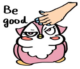 Pink Owl Naomi sticker #10473072