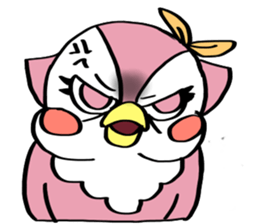 Pink Owl Naomi sticker #10473077