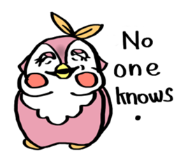 Pink Owl Naomi sticker #10473078