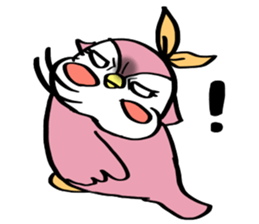 Pink Owl Naomi sticker #10473082