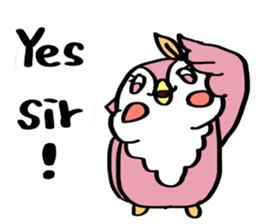 Pink Owl Naomi sticker #10473091