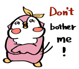 Pink Owl Naomi sticker #10473097