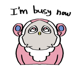 Pink Owl Naomi sticker #10473101