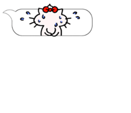 Ciao! Minu in Speech balloon sticker #10474096