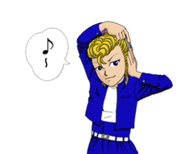 Japanese Teddy boy&girl Vol.2 sticker #10474626