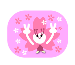 Sakura,Cerry Blossoms Graduation sticker #10475065