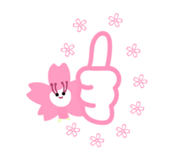 Sakura,Cerry Blossoms Graduation sticker #10475075