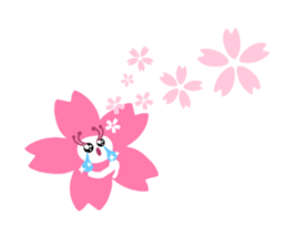 Sakura,Cerry Blossoms Graduation sticker #10475076