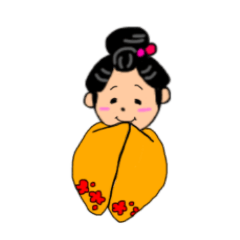 Kimono sticker