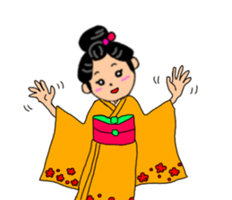 Kimono sticker sticker #10475188