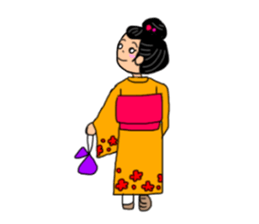 Kimono sticker sticker #10475202