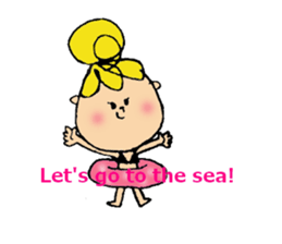 Girl and friends sticker #10475239