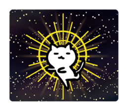 The cat which escapes from reality 3 sticker #10475709