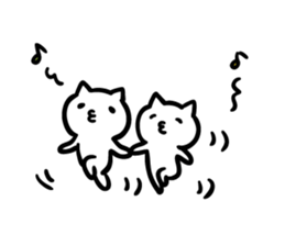 The cat which escapes from reality 3 sticker #10475713