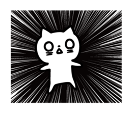The cat which escapes from reality 3 sticker #10475730
