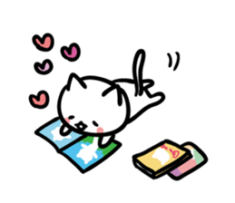 The cat which escapes from reality 3 sticker #10475734