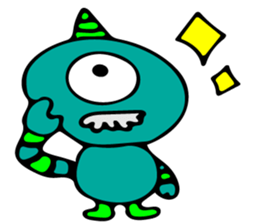 Invitation monster2 sticker #10476709