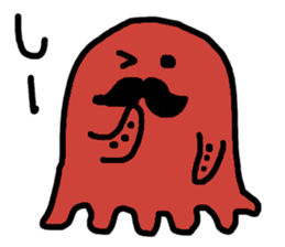 Hige octpus sticker #10476865